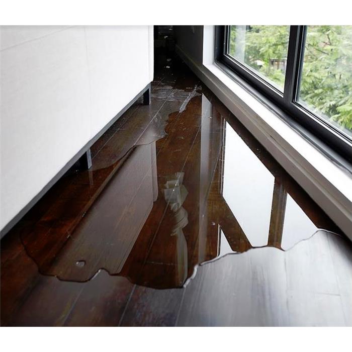 Flooring in flooded home