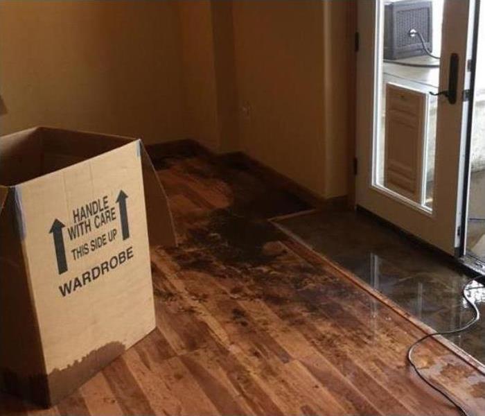 Water damage in a Spokane Home